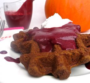 Chocolate-Pumpkin-waffles