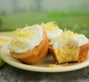 Fluffy Lemon Cupcakes with Lemon Buttercream Frosting
