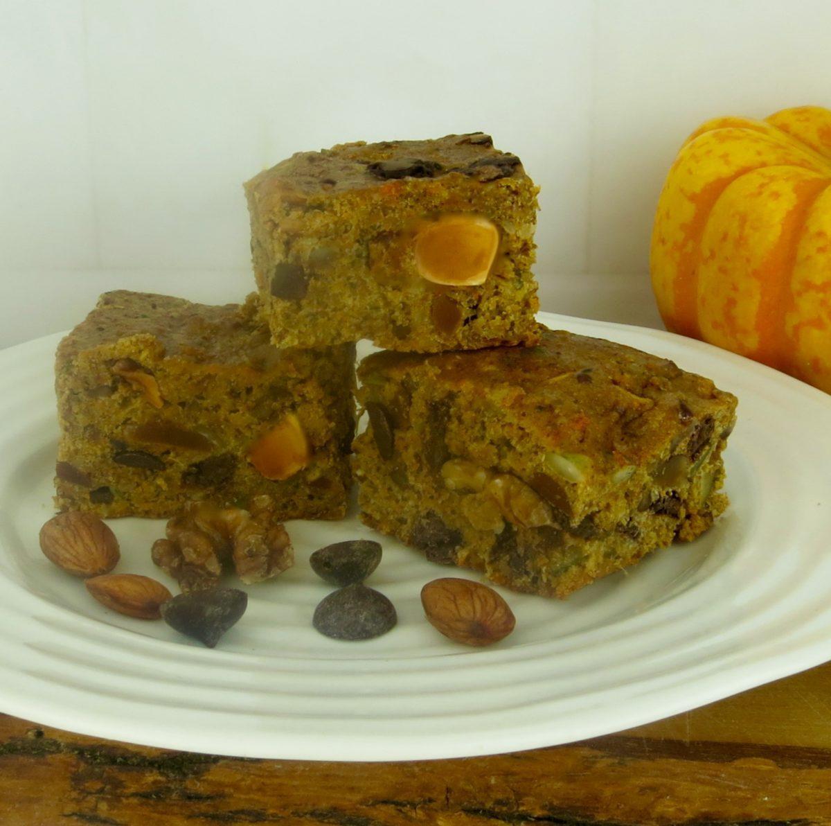 HighProtein Pumpkin Trail Mix Bars Jane's Healthy Kitchen