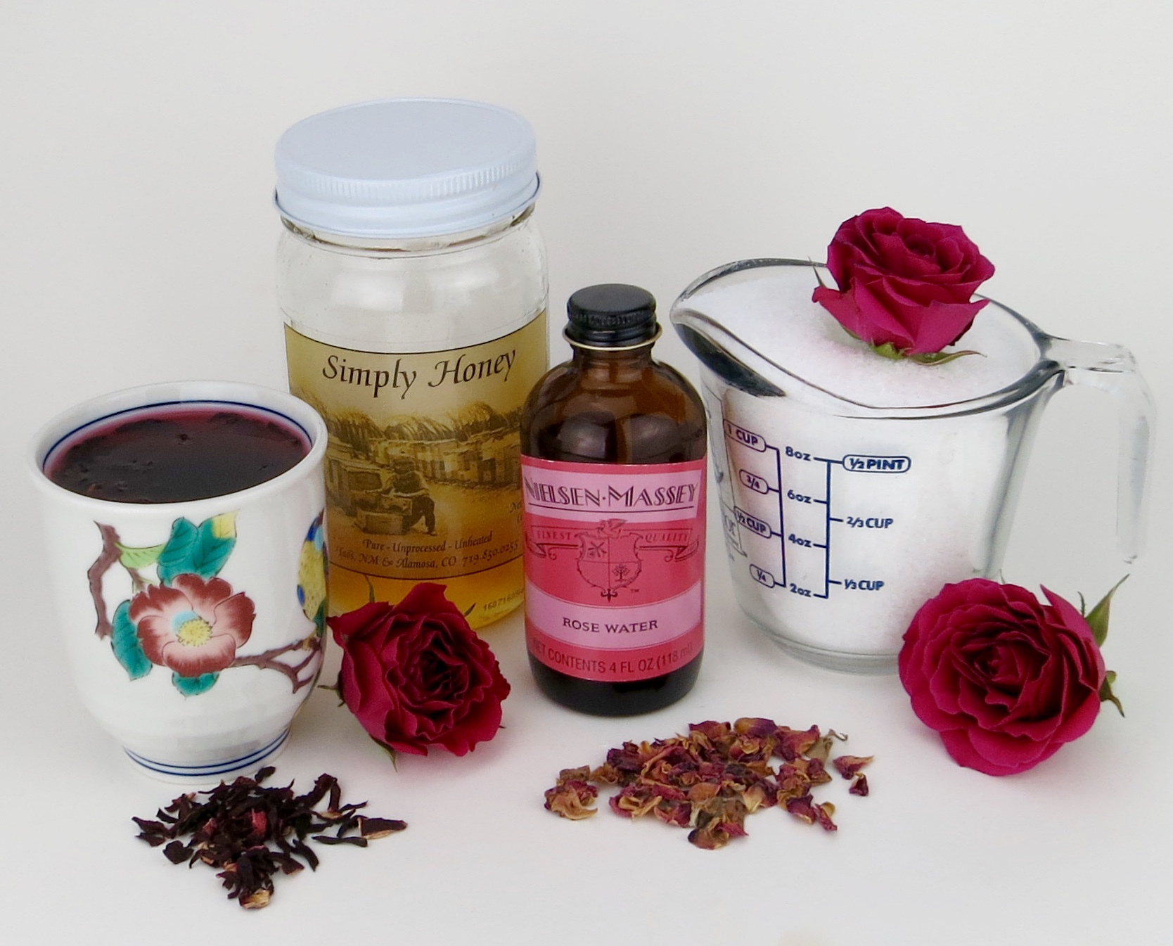 Sweet Rose Hibiscus Honey Bath – A Calming Detox Treat!